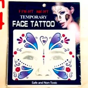 Rave butterfly tattoo makeup